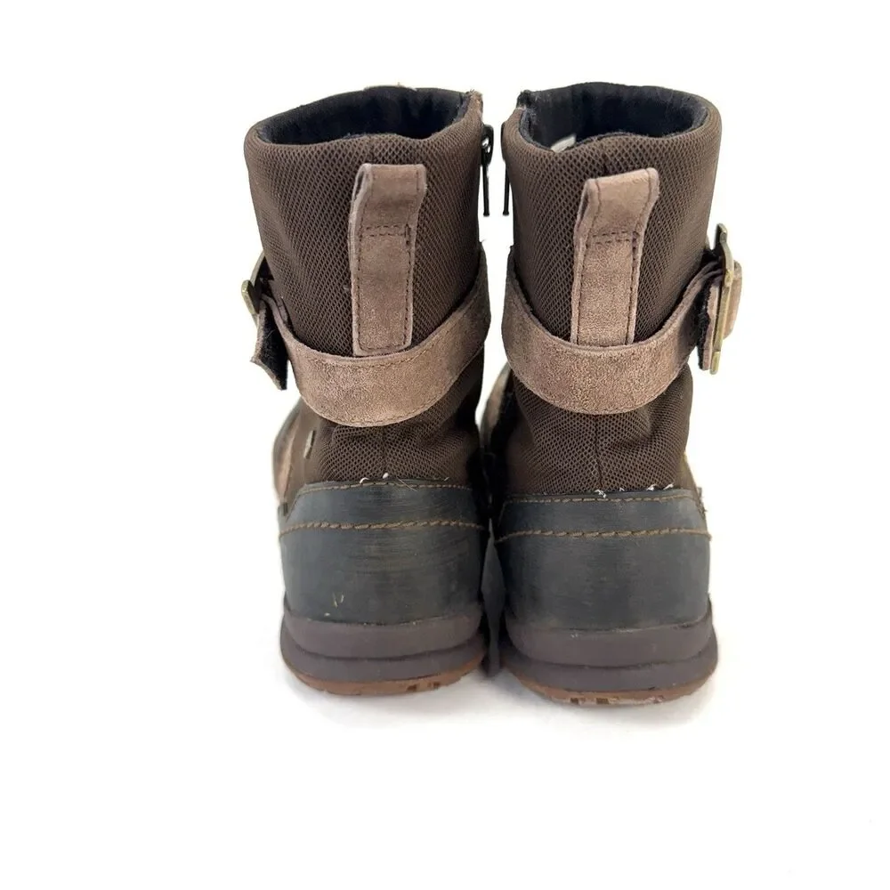 MERRELL New Albany Sky Women’s 8 Waterproof Zip Short Boot Expresso Brown